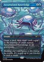 Accumulated Knowledge - Secret Lair Drop - Borderless