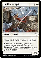 Sunblade Angel - The List