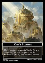 City's Blessing - Bloomburrow Commander Tokens