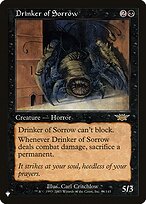 Drinker of Sorrow - The List