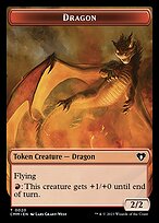 Dragon - Commander Masters Tokens