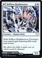 Selfless Glyphweaver // Deadly Vanity - Strixhaven: School of Mages Promos