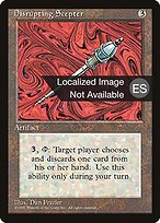 Cetro disruptor (Disrupting Scepter) - Fourth Edition Foreign Black Border