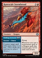 Runescale Stormbrood // Chilling Screech - Tarkir: Dragonstorm