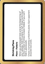 Shrinking Plane - Black Lotus Unknown Planechase