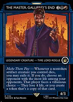 The Master, Gallifrey's End - Doctor Who - Surge Foil