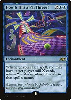 How Is This a Par Three?! - Unfinity - Galaxy Foil