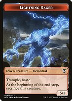 Lightning Rager - New Capenna Commander Tokens