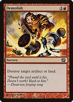 Demolish - Eighth Edition - Promo Foil