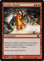 Seismic Assault - Eighth Edition - Promo Foil