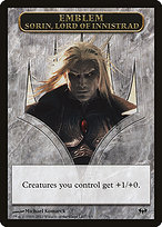 Sorin, Lord of Innistrad Emblem - Dark Ascension Tokens