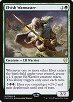 Elvish Warmaster - Kaldheim Promos