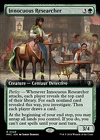 Innocuous Researcher - Murders at Karlov Manor Commander - Extended Art