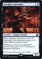 Slaughter Specialist - Innistrad: Midnight Hunt Promos - Promo Foil