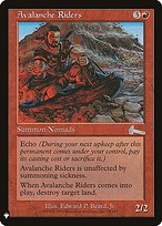 Avalanche Riders - The List