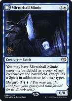 Mirrorhall Mimic // Ghastly Mimicry - Innistrad: Crimson Vow Promos - Promo Foil