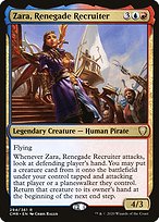 Zara, Renegade Recruiter - Commander Legends