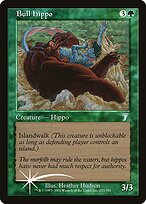 Bull Hippo - Seventh Edition - Promo Foil