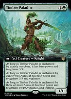 Timber Paladin - Wilds of Eldraine Commander - Extended Art