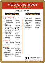 Wolfgang Eder Decklist - World Championship Decks 2003