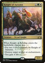 Knight of Autumn - Guilds of Ravnica Promos