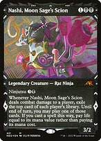 Nashi, Moon Sage's Scion - Kamigawa: Neon Dynasty - Etched Foil