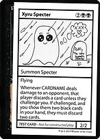 Xyru Specter - Mystery Booster Playtest Cards 2021