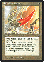 Red Mana Battery - Legends