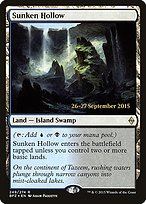 Sunken Hollow - Battle for Zendikar Promos - Promo Foil