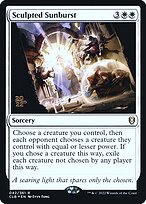 Sculpted Sunburst - Battle for Baldur's Gate Promos