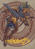 Sovereign Okinec Ahau - The Lost Caverns of Ixalan Art Series - Borderless