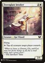 Dawnglare Invoker - The List