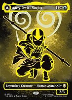 Aang, Swift Savior // Aang and La, Ocean's Fury - Avatar: The Last Airbender - Neon Ink, Borderless