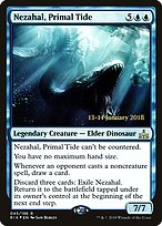 Nezahal, Primal Tide - Rivals of Ixalan Promos