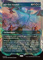 All-Out Assault - Tarkir: Dragonstorm - Halo Foil, Showcase