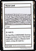 Waste Land - Mystery Booster Playtest Cards 2021