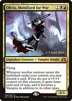 Olivia, Mobilized for War - Shadows over Innistrad Promos - Promo Foil