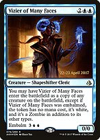 Vizier of Many Faces - Amonkhet Promos - Promo Foil