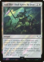 And They Shall Know No Fear - Warhammer 40,000 Commander - Surge Foil