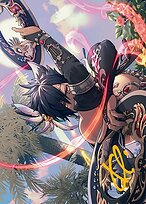 Dancer's Chakrams - Final Fantasy Art Series - Borderless