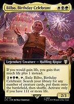 Bilbo, Birthday Celebrant - Tales of Middle-earth Commander - Extended Art
