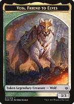 Voja, Friend to Elves - War of the Spark Tokens