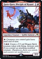 Goro-Goro, Disciple of Ryusei - Kamigawa: Neon Dynasty Promos - Promo Foil