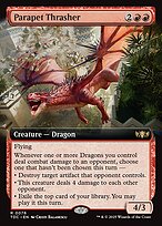 Parapet Thrasher - Tarkir: Dragonstorm Commander - Extended Art