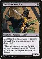 Vampire Champion - The List