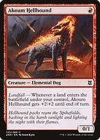 Akoum Hellhound - Zendikar Rising