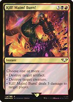 Kill! Maim! Burn! - Warhammer 40,000 Commander - Surge Foil