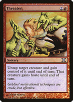 Threaten - Tenth Edition - Promo Foil