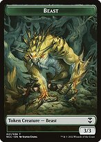 Beast - New Capenna Commander Tokens