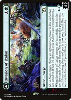 Invasion of Ixalan // Belligerent Regisaur - March of the Machine Promos - Promo Foil